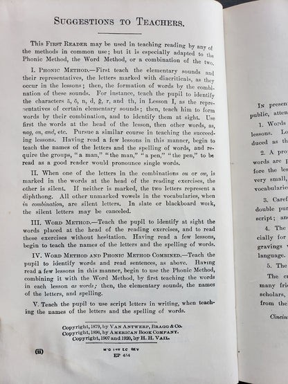 McGuffey's First Eclectic Reader (1920)
