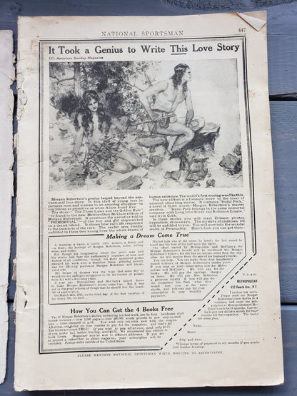 National Sportsman magazine April, 1916