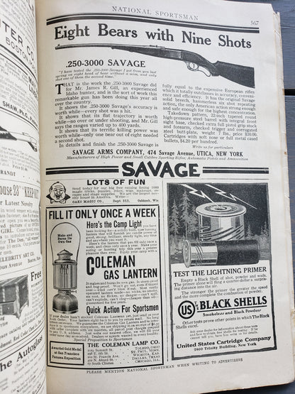 National Sportsman magazine April, 1916