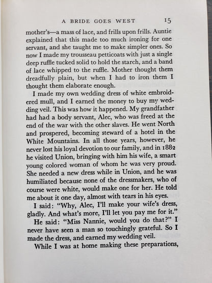 A Bride Goes West by Nannie Alderson and Helena Smith (1969)