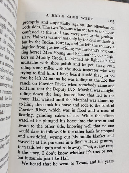 A Bride Goes West by Nannie Alderson and Helena Smith (1969)