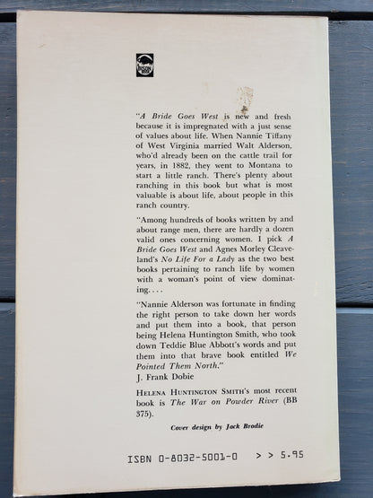 A Bride Goes West by Nannie Alderson and Helena Smith (1969)