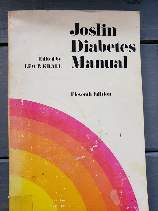 JOSLIN Diabetes Manual (1959)