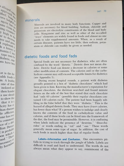 JOSLIN Diabetes Manual (1959)
