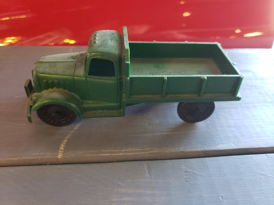 1950s green plastic toy truck