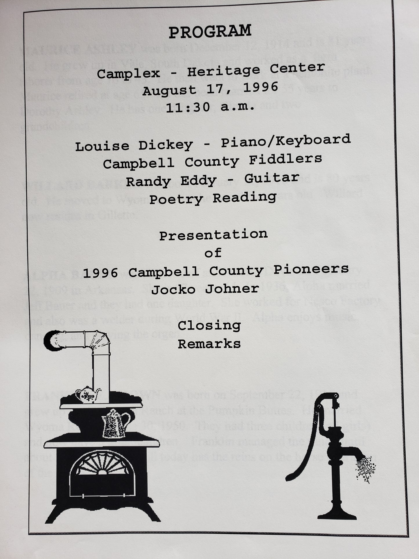 Early Cowboy days in Campbell County, 1916