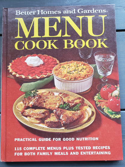 MENU Cook Book by Better Homes and Gardens (1972)