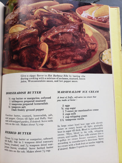 MENU Cook Book by Better Homes and Gardens (1972)