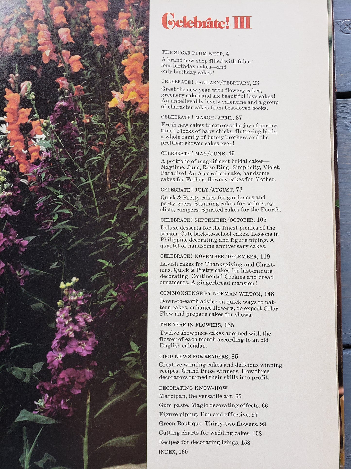 Celebrate! III Cake Decorating Book (1976)