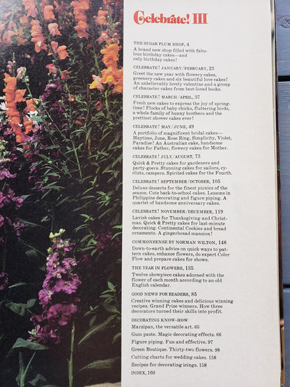 Celebrate! III Cake Decorating Book (1976)