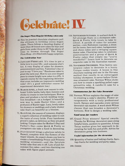 Celebrate! IV Wilton cake decorating book