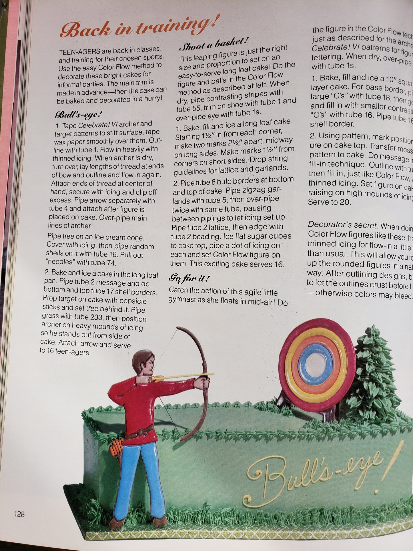 Celebrate! VI cake decorating book by Wilton (1980)