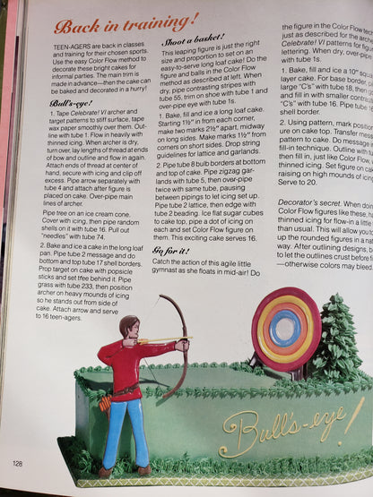 Celebrate! VI cake decorating book by Wilton (1980)