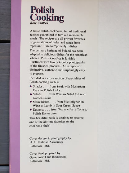 Polish Cooking (1978) by Rose Cantrell