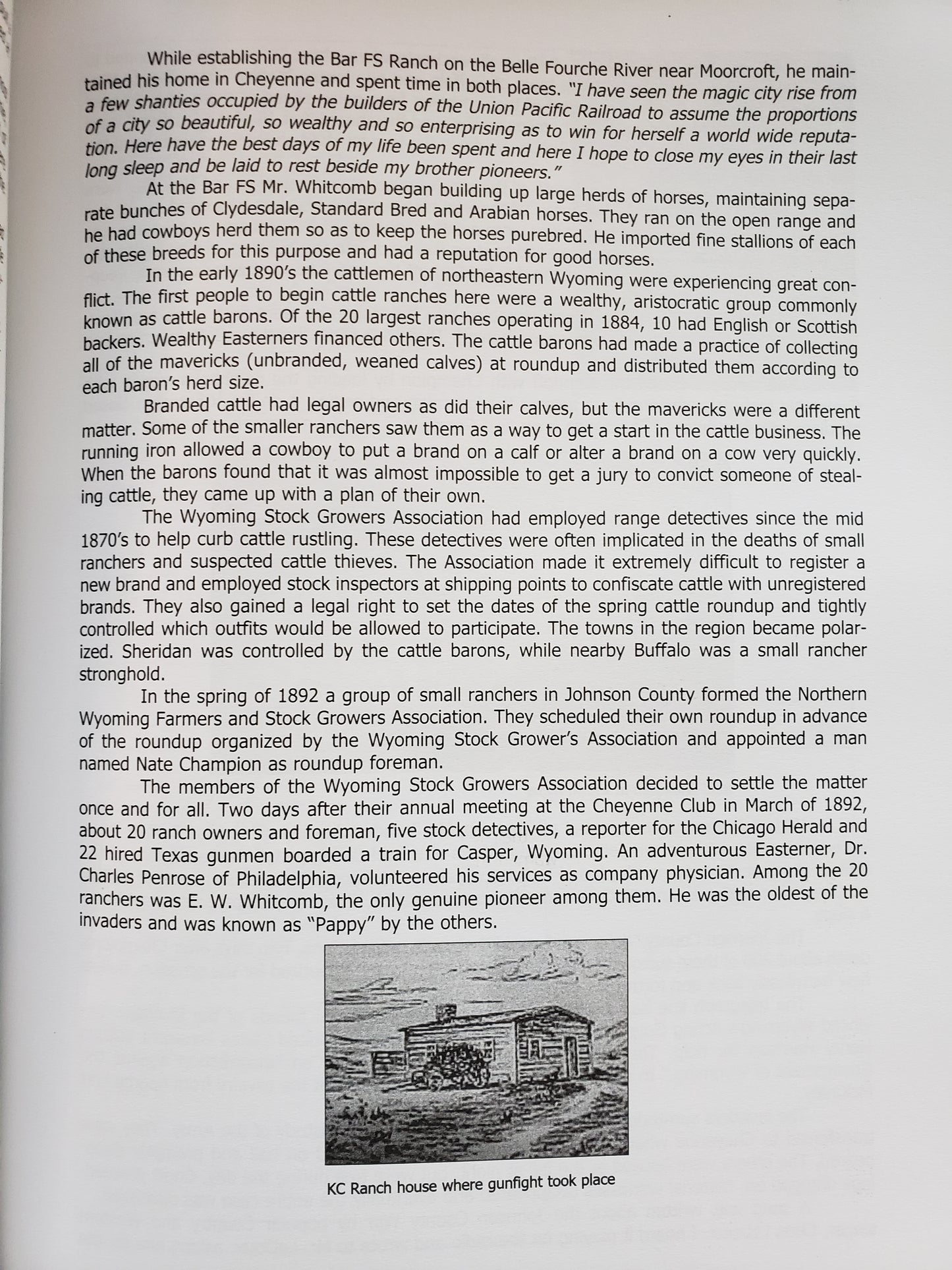 1916 Wyoming Here We Come by Margaret Bowden (2002)