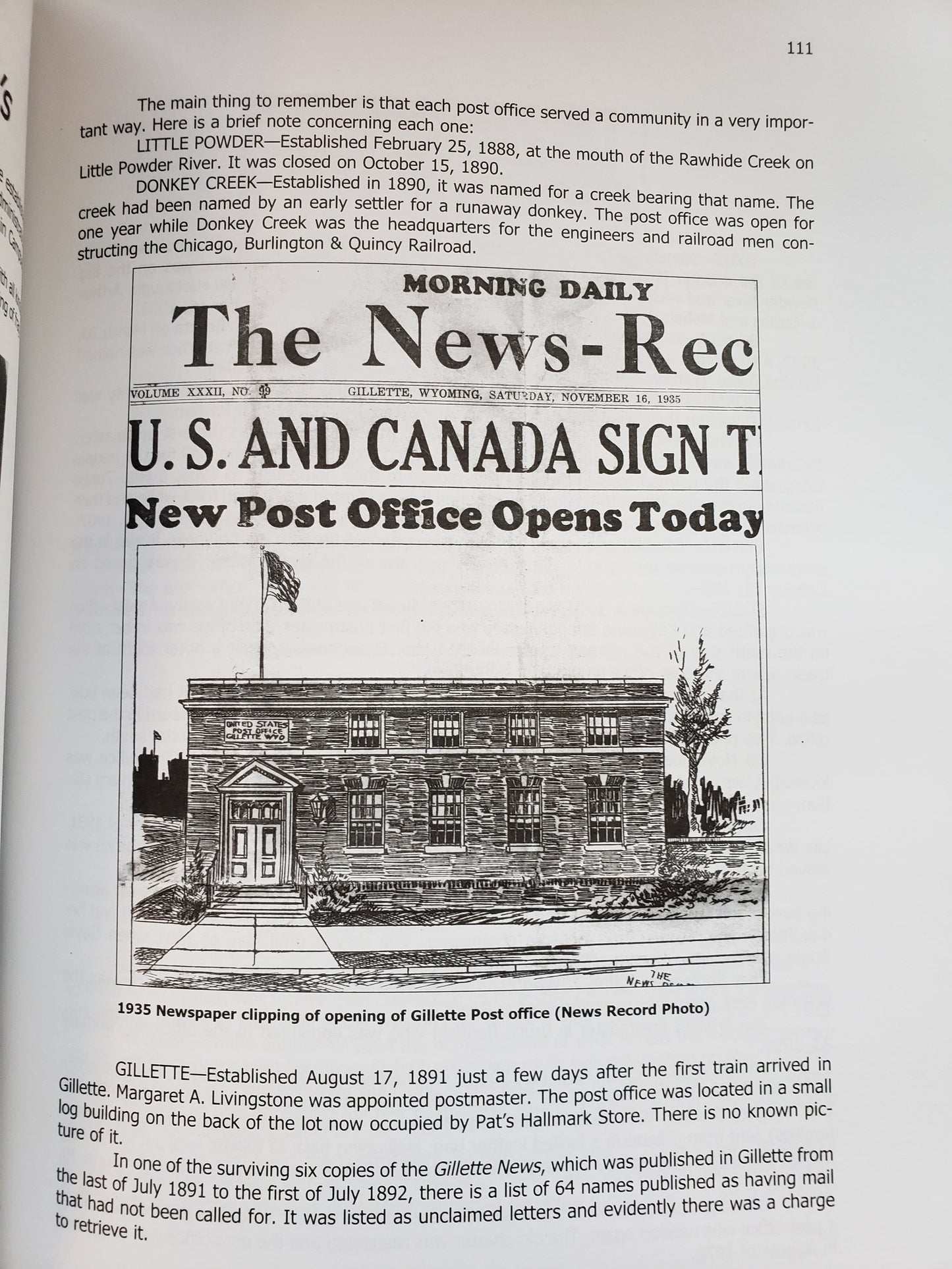 1916 Wyoming Here We Come by Margaret Bowden (2002)