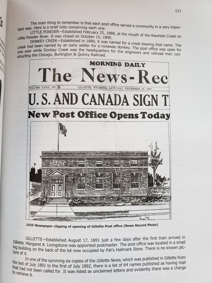 1916 Wyoming Here We Come by Margaret Bowden (2002)