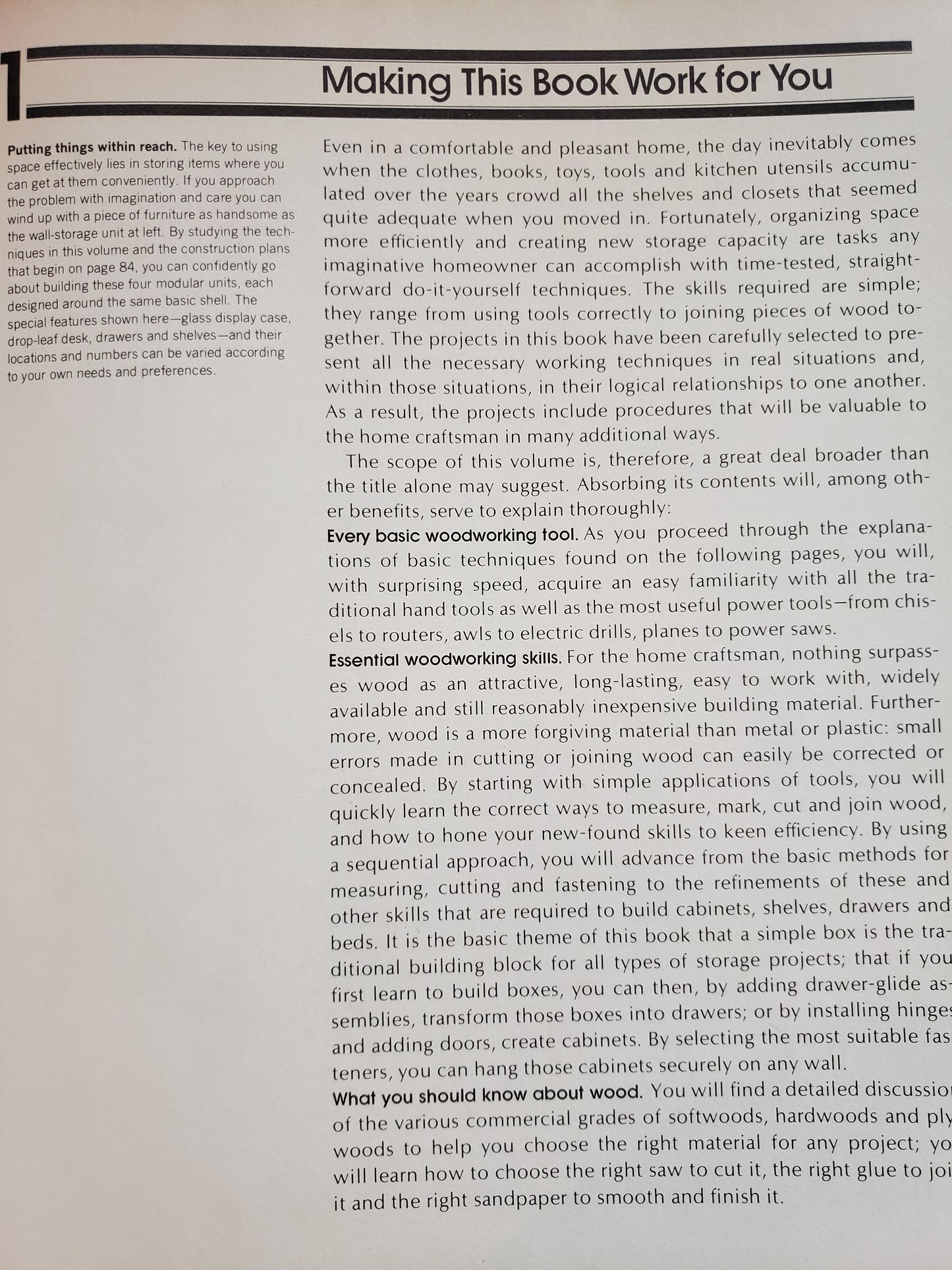 Time Life Space and Storage