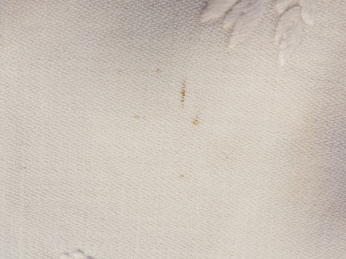 Embroidered Irish Linen lingerie bag VINTAGE