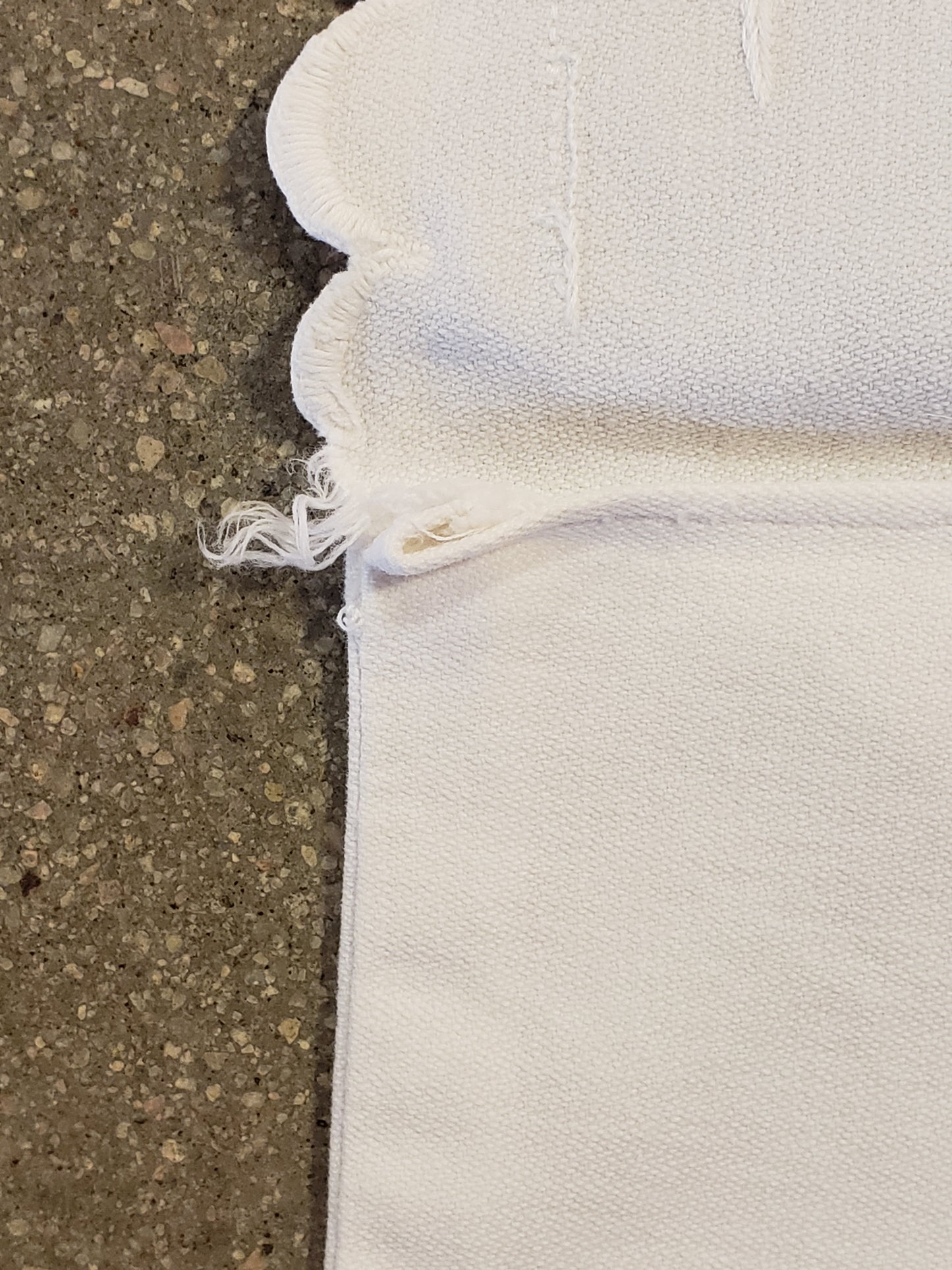 Embroidered Irish Linen lingerie bag VINTAGE