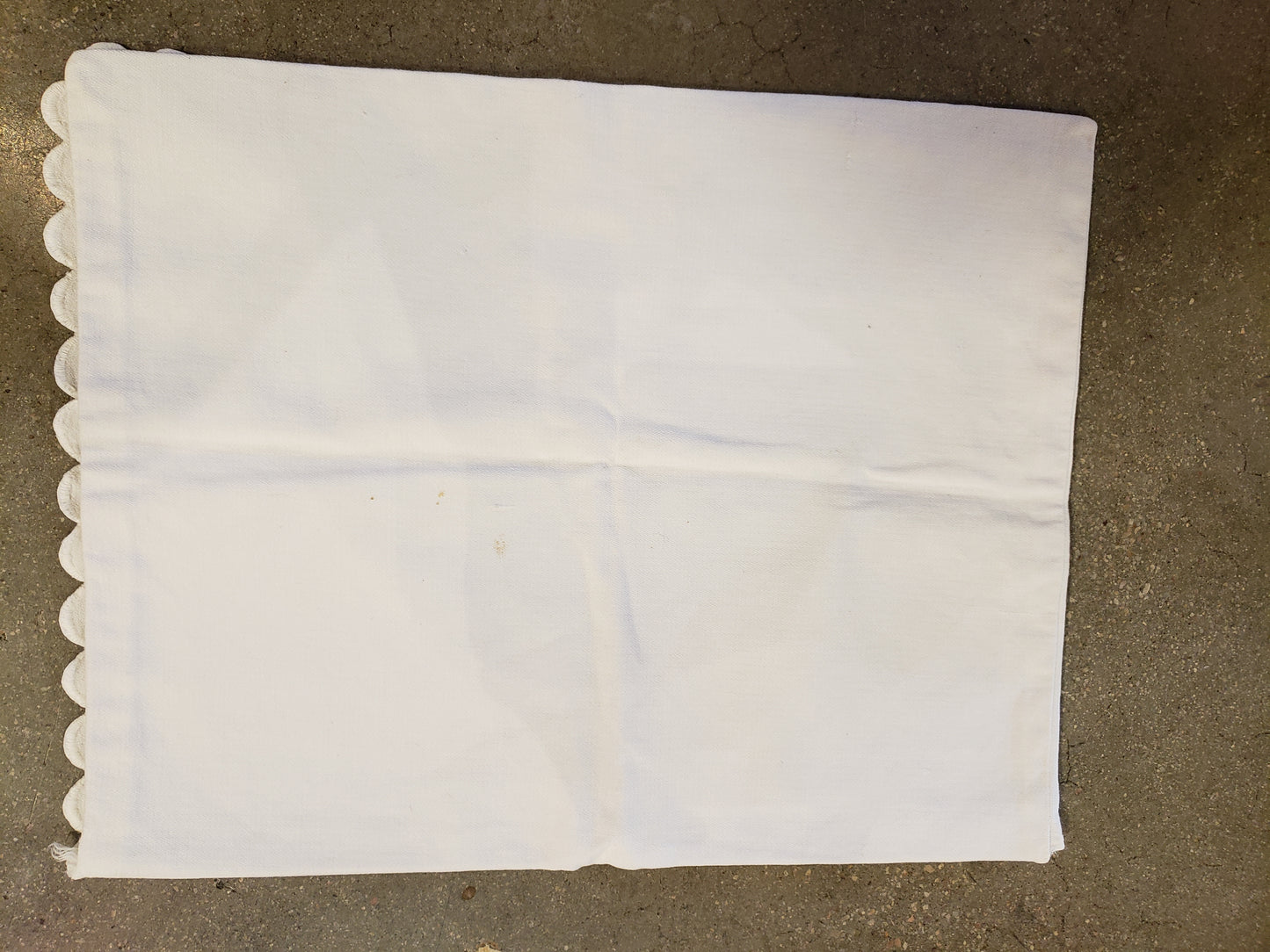 Embroidered Irish Linen lingerie bag VINTAGE