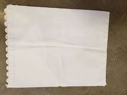 Embroidered Irish Linen lingerie bag VINTAGE