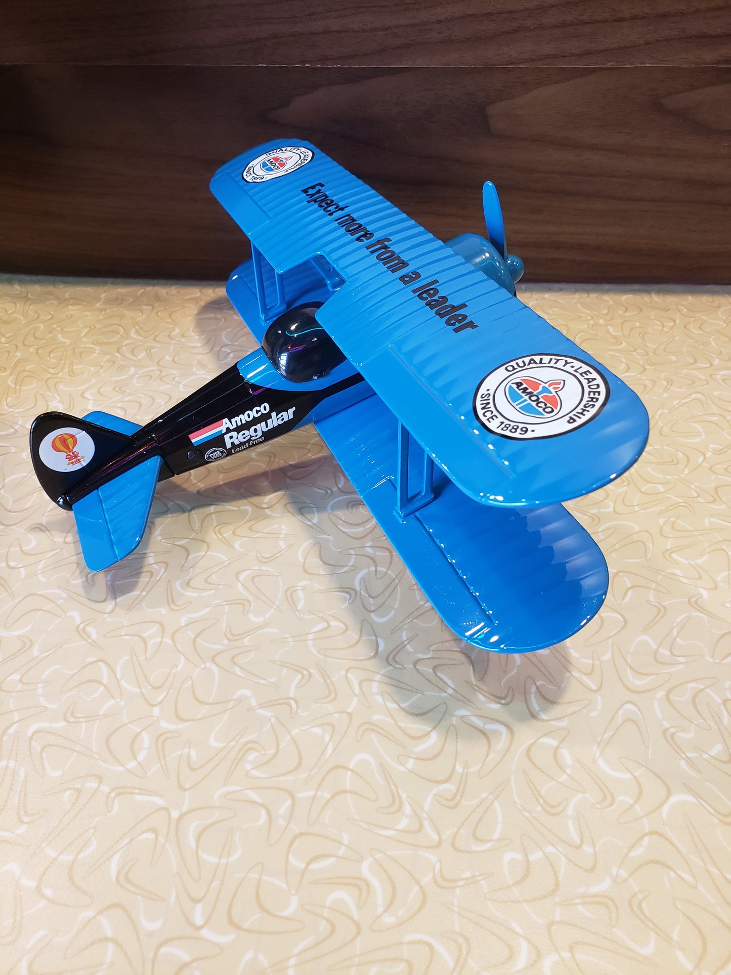AMOCO Stearman Bi-Plane diecast bank