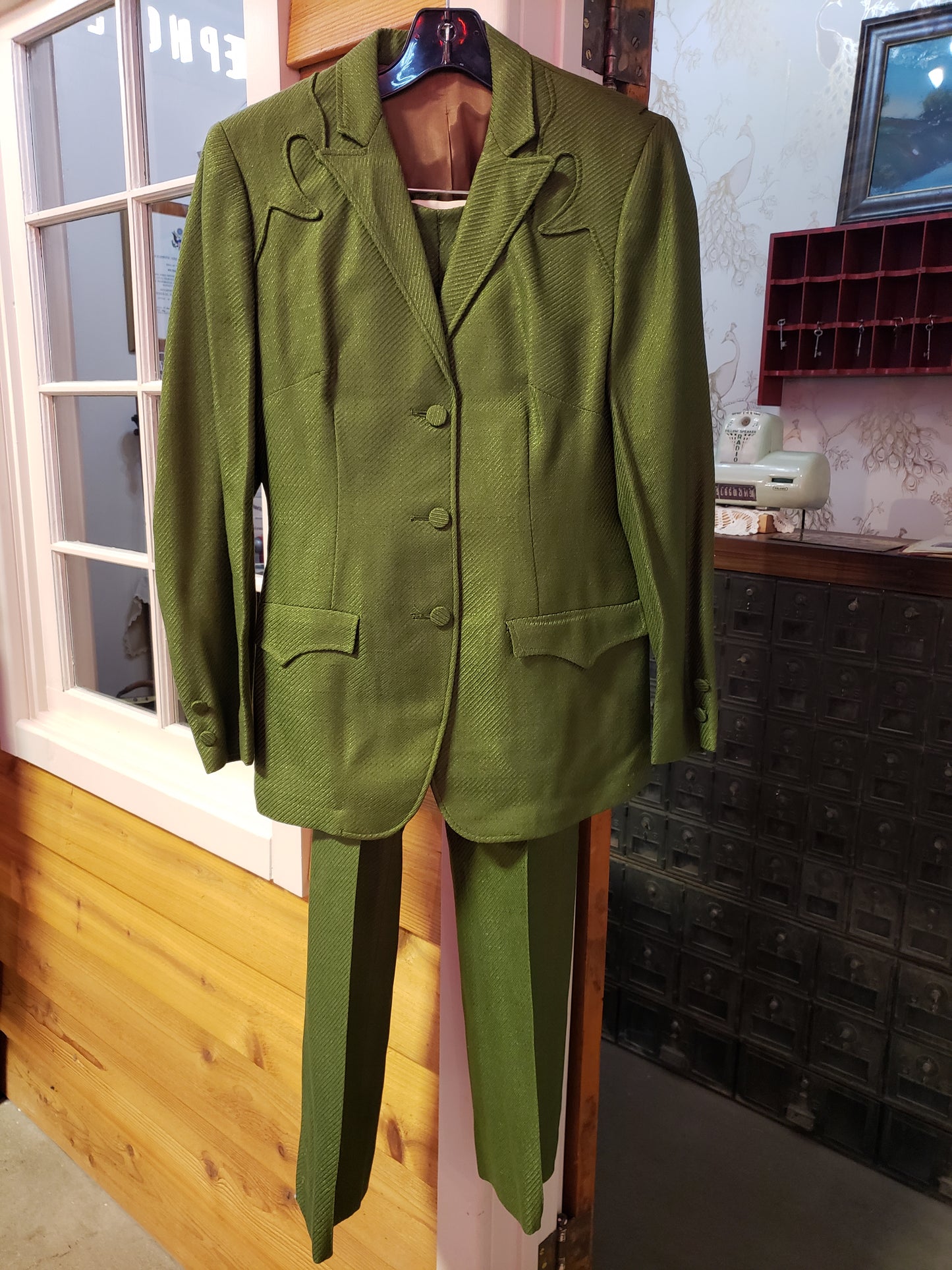Lasso Women's Green Western Suit VINTAGE size 4