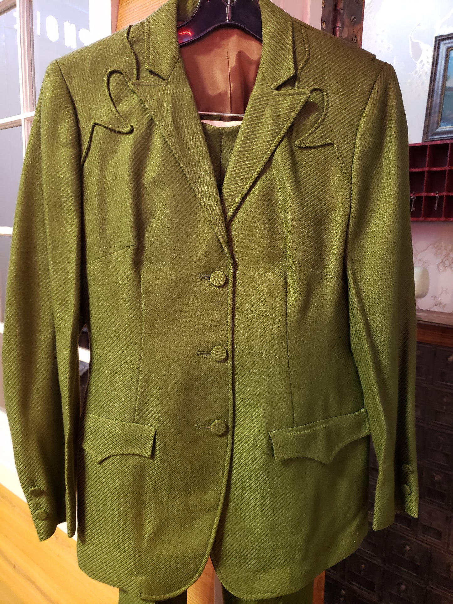 Lasso Women's Green Western Suit VINTAGE size 4