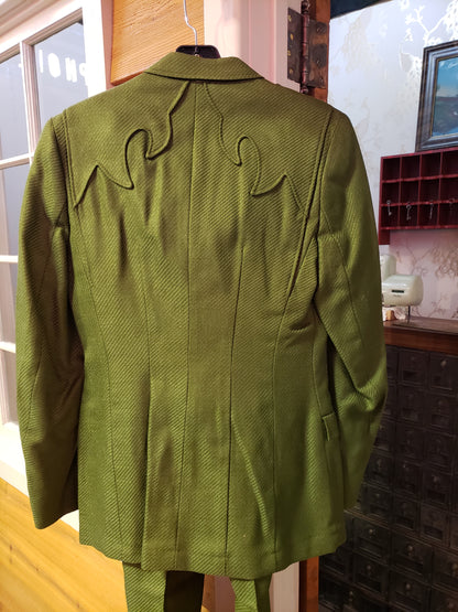 Lasso Women's Green Western Suit VINTAGE size 4