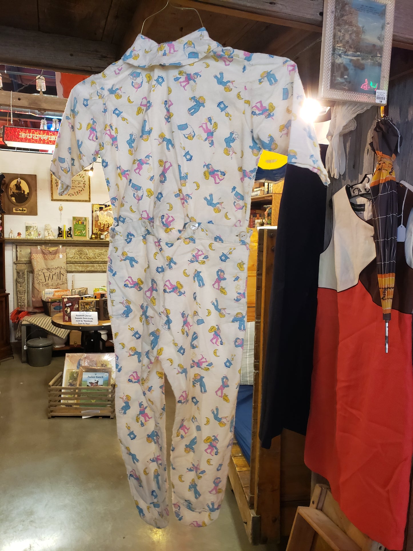 Flannel toddler sized footie pajamas (VINTAGE)