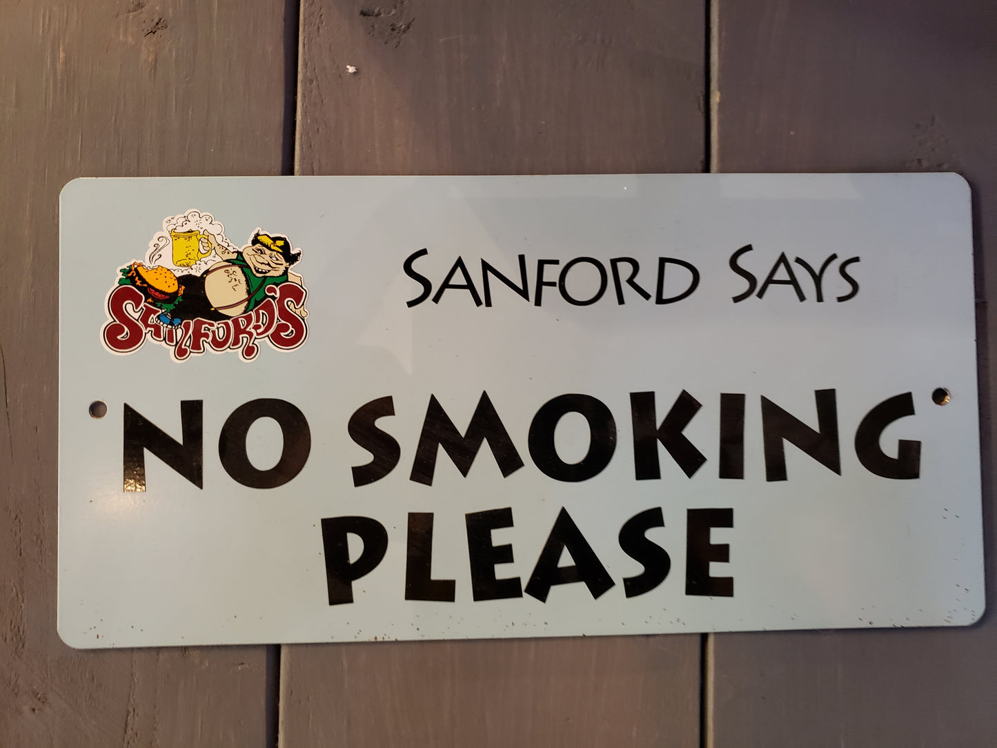 Sanford No Smoking Sign