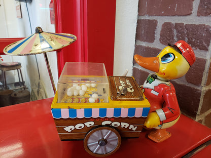 RARE 1960s Nomura Duck Popcorn Vendor nonworking