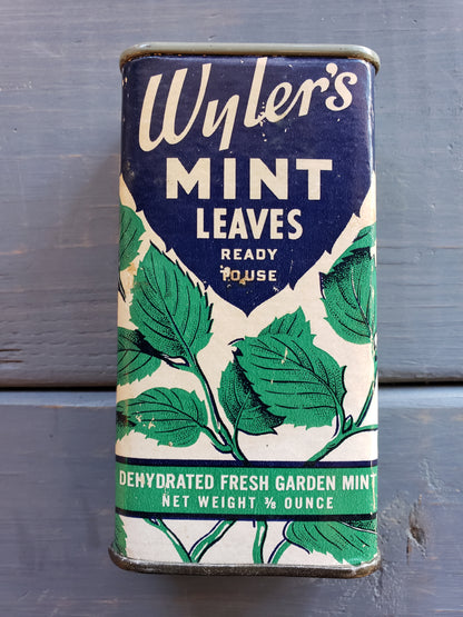 Wyler's MINT Leaves vintage spice tin