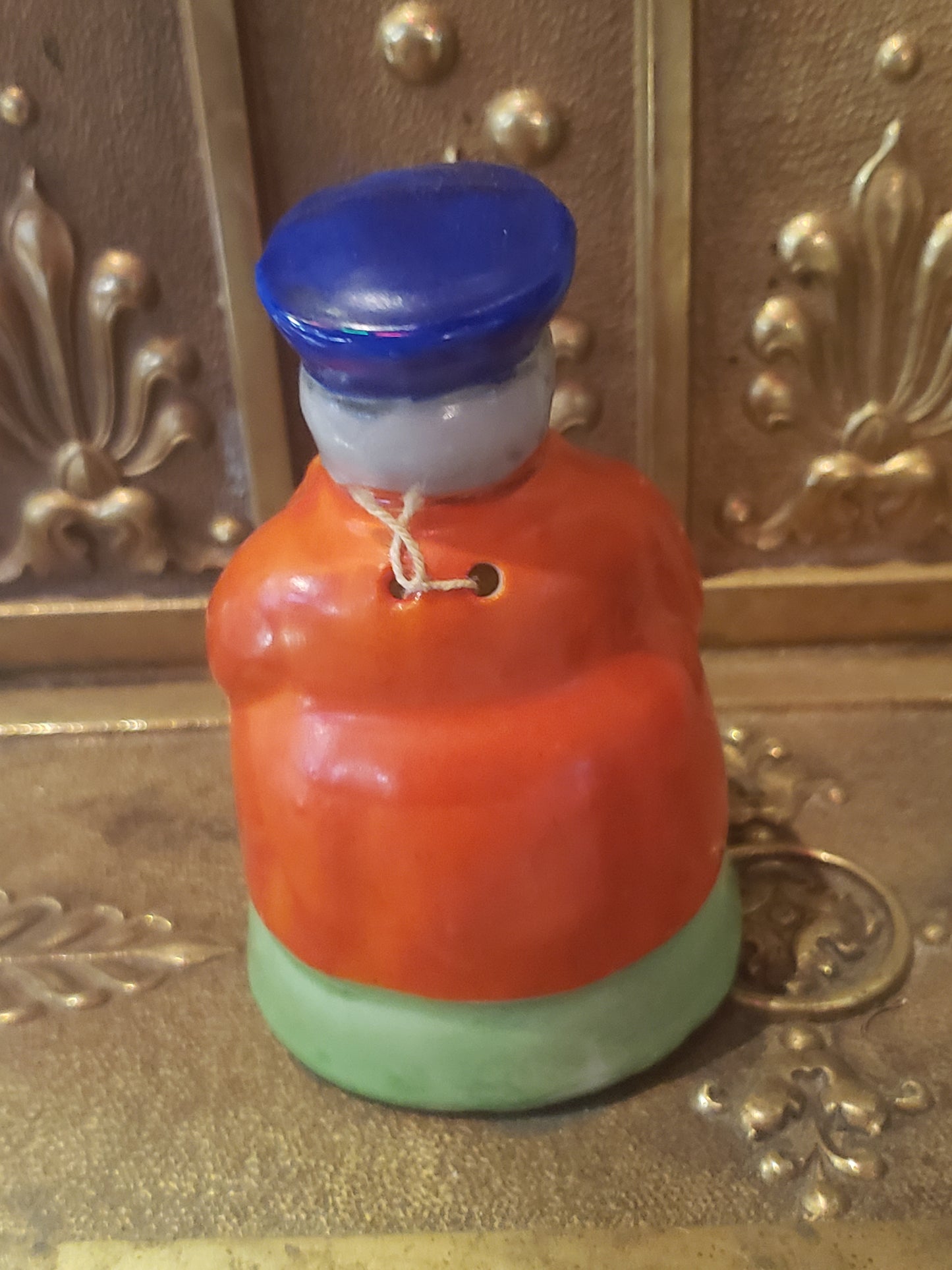 Toby man bell figurine