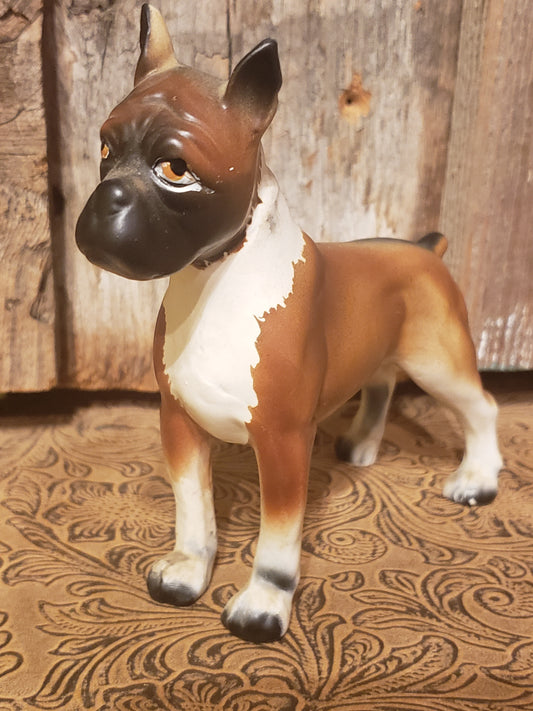 Ceramic Boxer dog