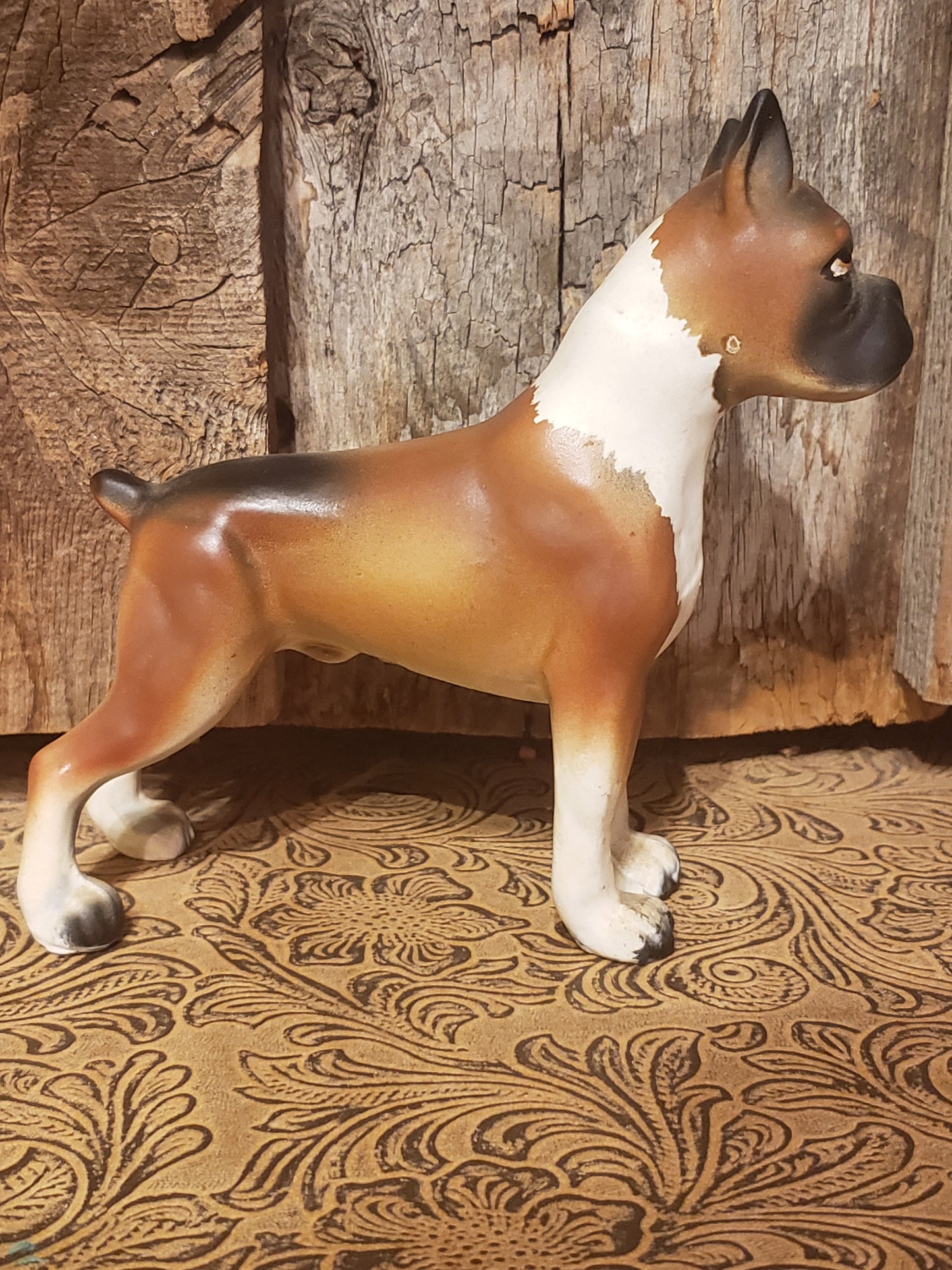 Ceramic Boxer dog