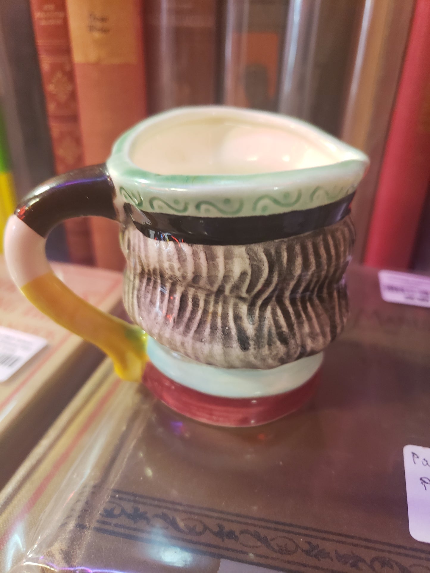 Toby man face mini mug vintage