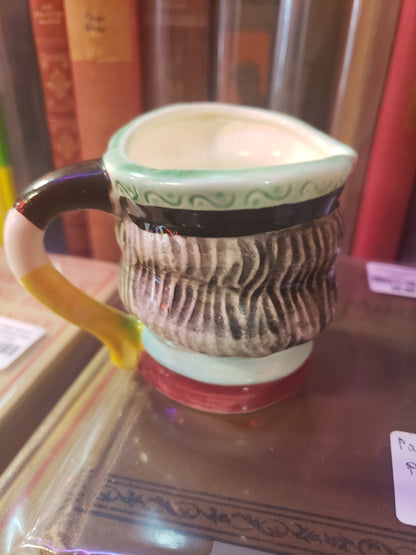 Toby man face mini mug vintage