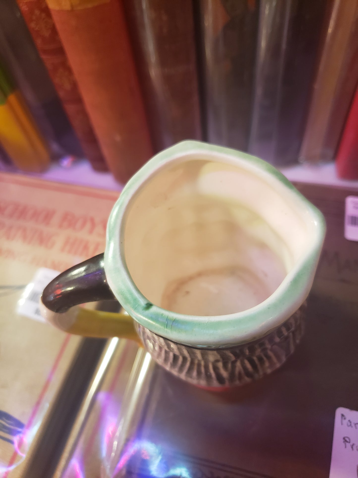 Toby man face mini mug vintage