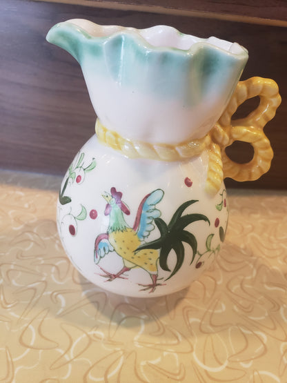 1930's Rooster of Fortune creamer