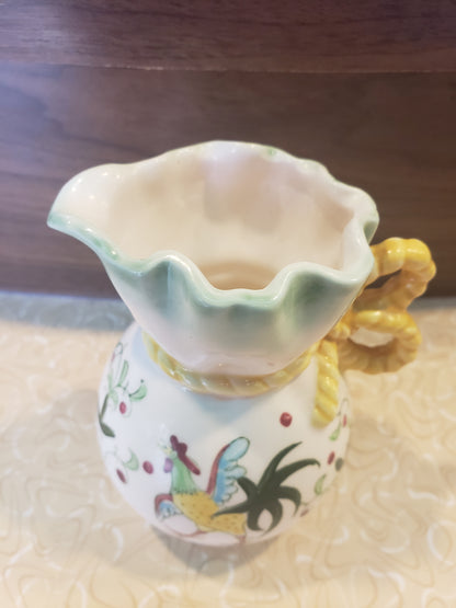 1930's Rooster of Fortune creamer