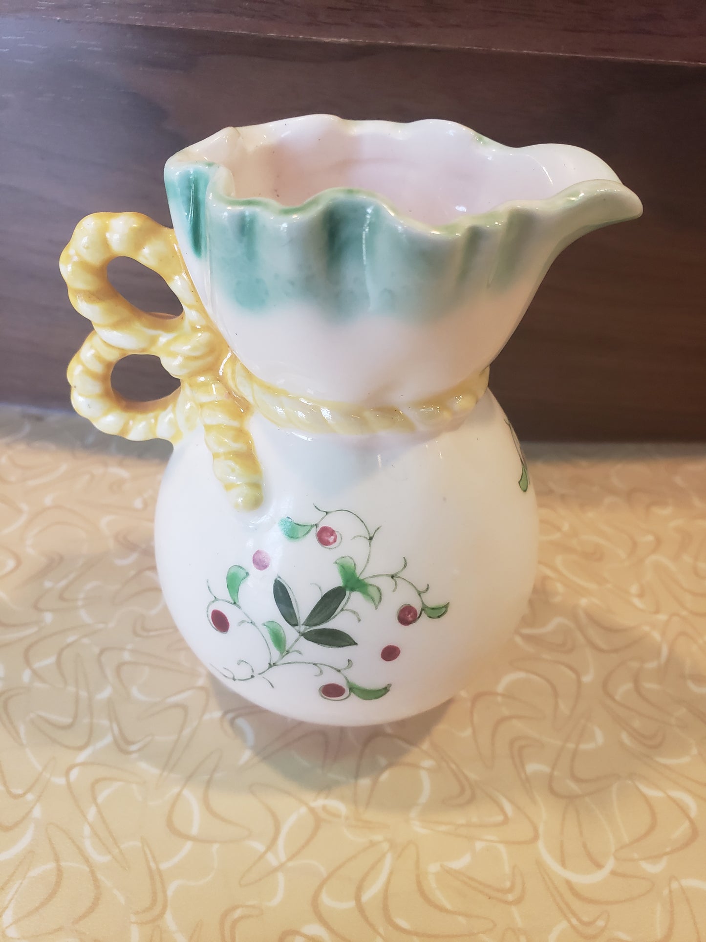 1930's Rooster of Fortune creamer