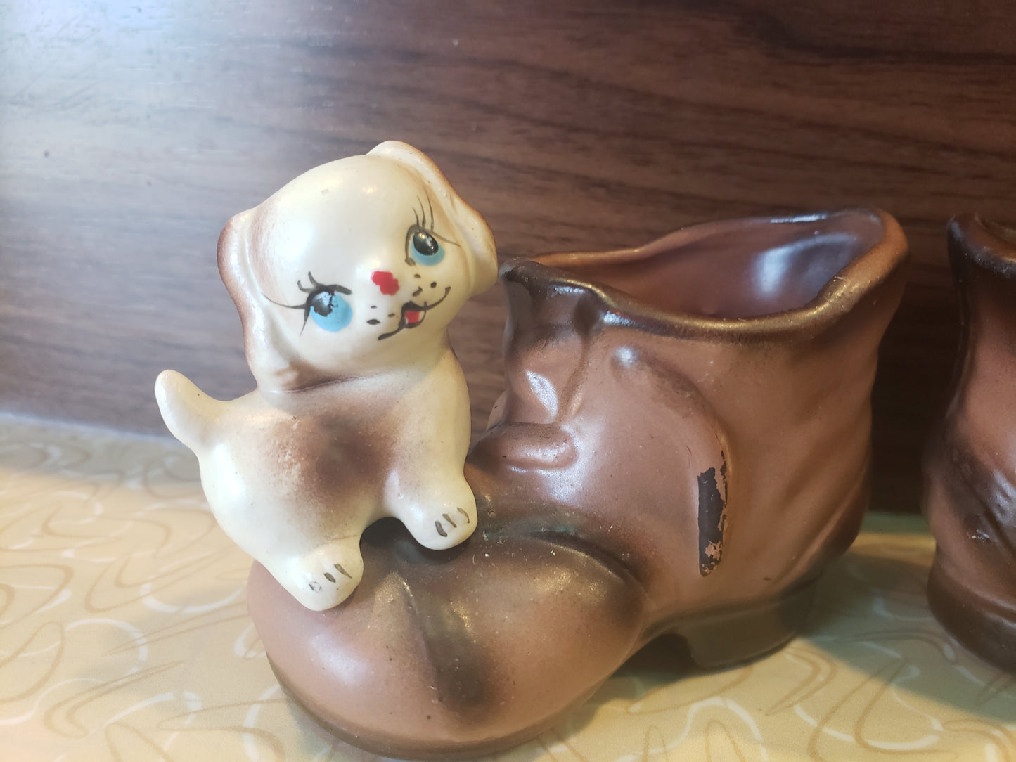 ENESCO Kitten Puppy in boots pair