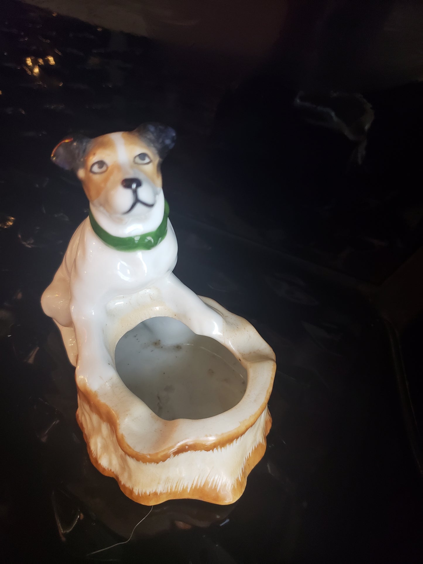 Jack Russel Terrier ashtray vintage