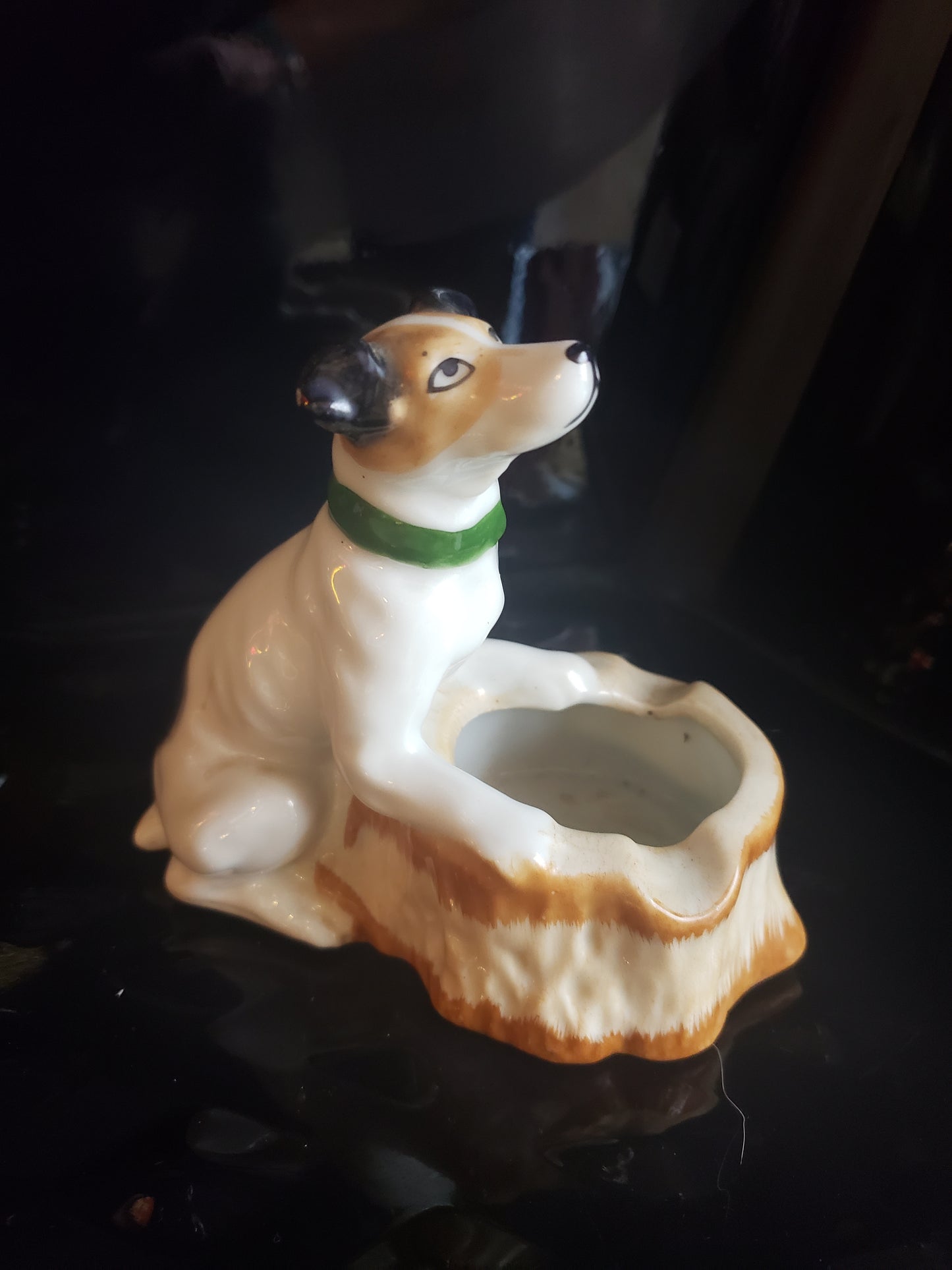 Jack Russel Terrier ashtray vintage