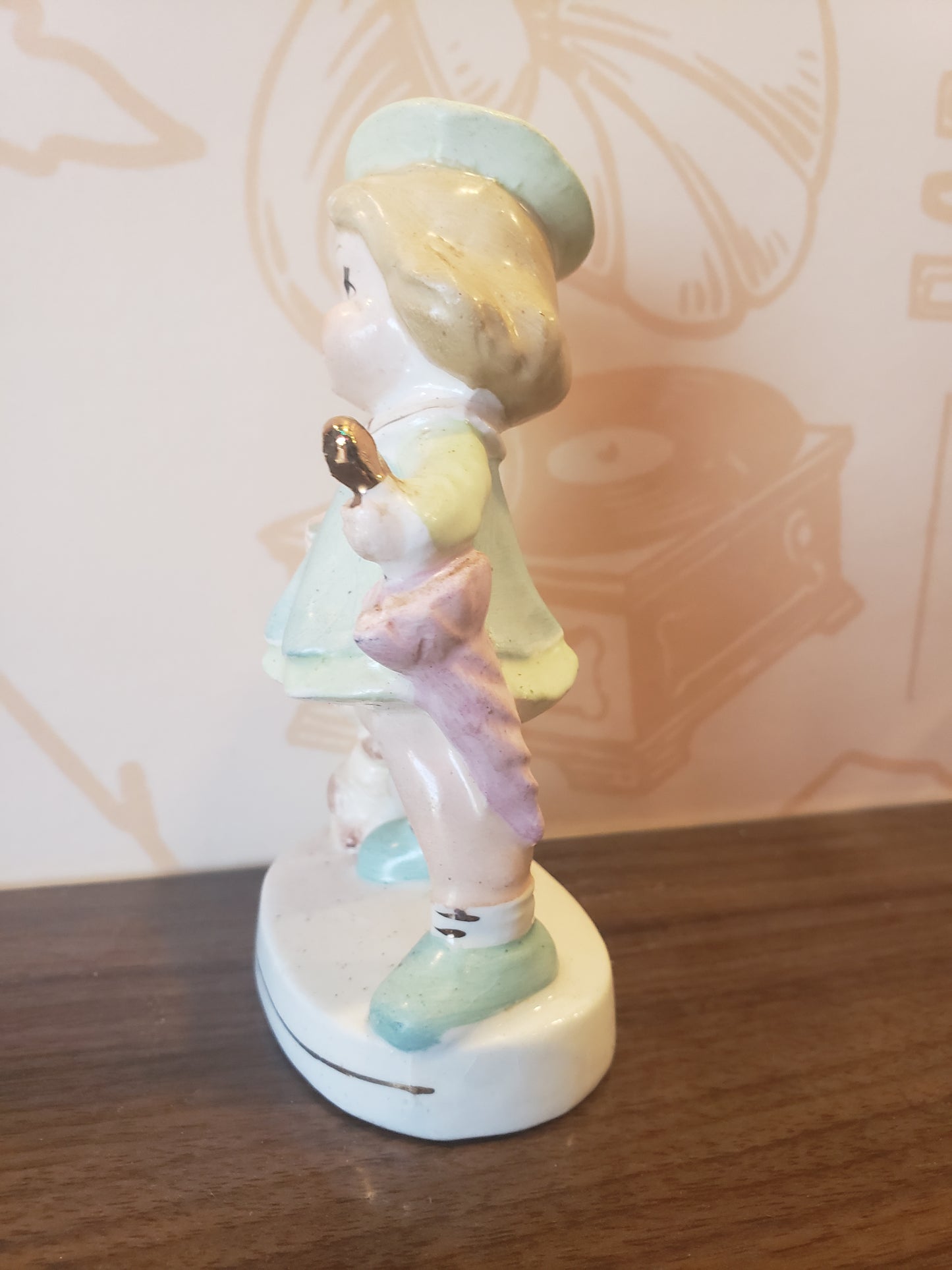 NAPCO Rainy Day Girl figurine with kitty cat