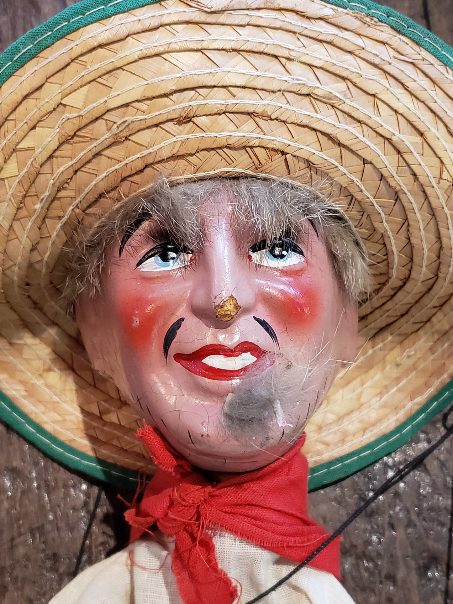 Sombrero Man Vintage Marionette