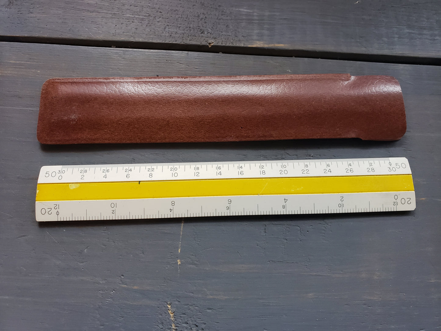 Dietzgen 1556CP Architect's multi ruler with case