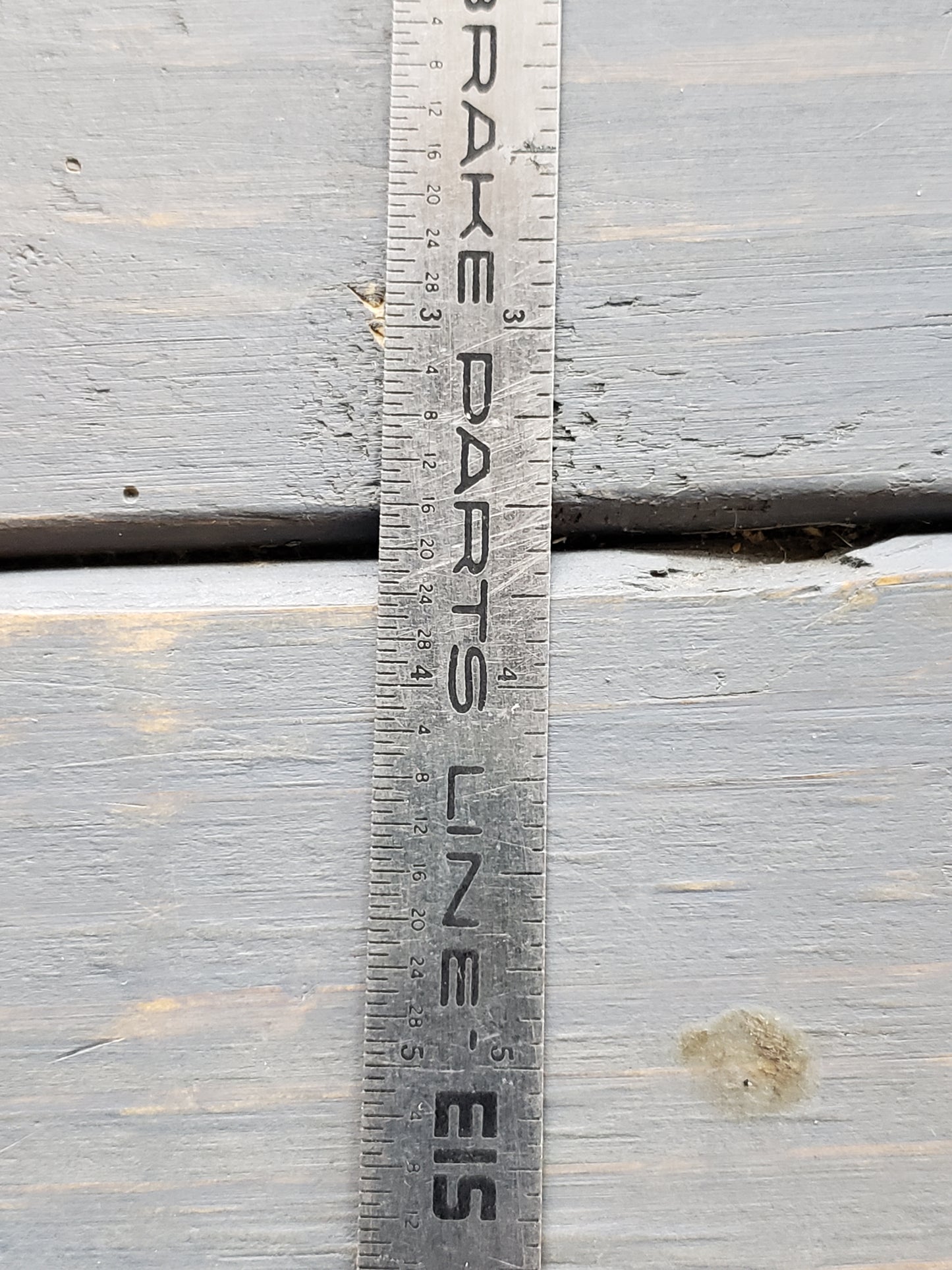 Stainless Steel pocket ruler